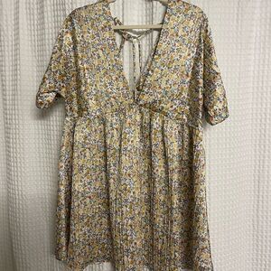 floral mini dress